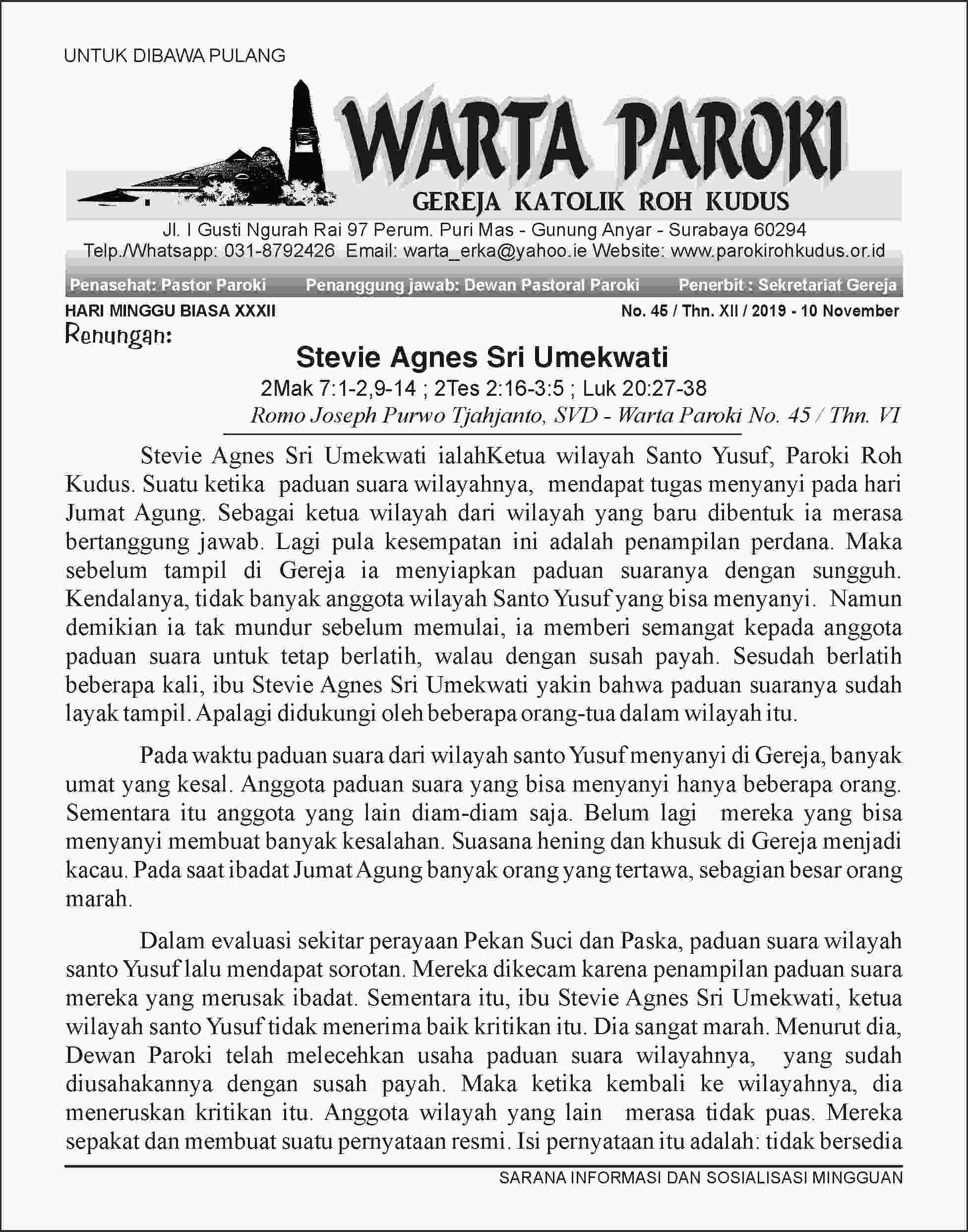 Paroki Roh Kudus